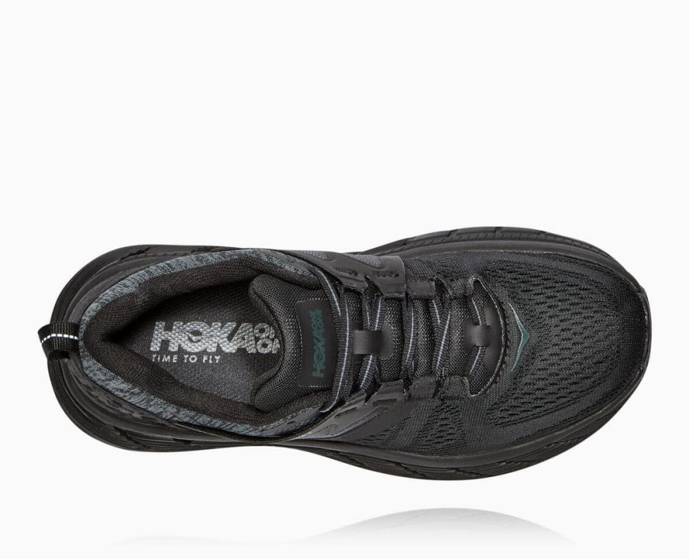 Chaussure de Marche Hoka Gaviota 2 Femme Noir Grise Foncé | ULFP32507