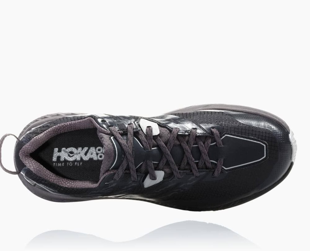 Chaussure de Randonnée Hoka Speedgoat 3 Waterproof Homme Noir Grise Foncé | CKGL46301