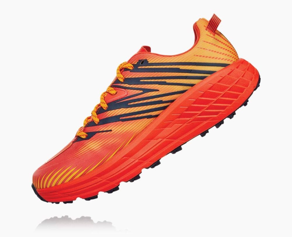 Chaussure de Randonnée Hoka Speedgoat 4 GORE Homme Rouge Doré | RMWV49763