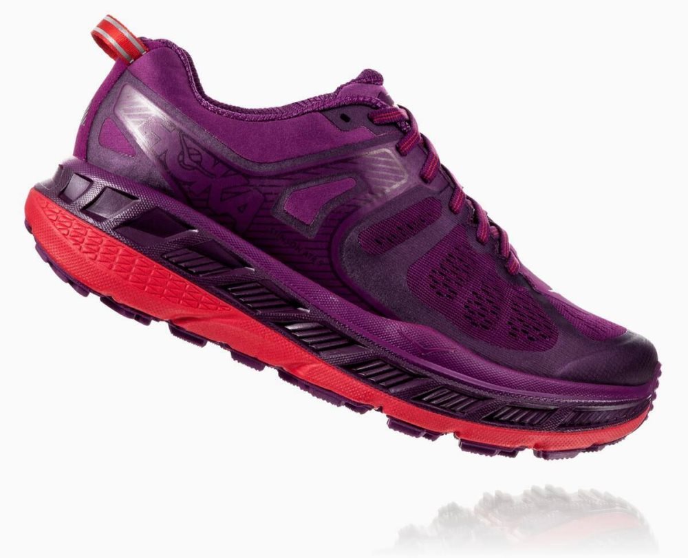 Chaussure de Randonnée Hoka Stinson ATR 5 Femme Violette Rouge | VSZB09738