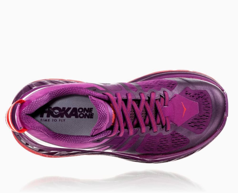 Chaussure de Randonnée Hoka Stinson ATR 5 Femme Violette Rouge | VSZB09738