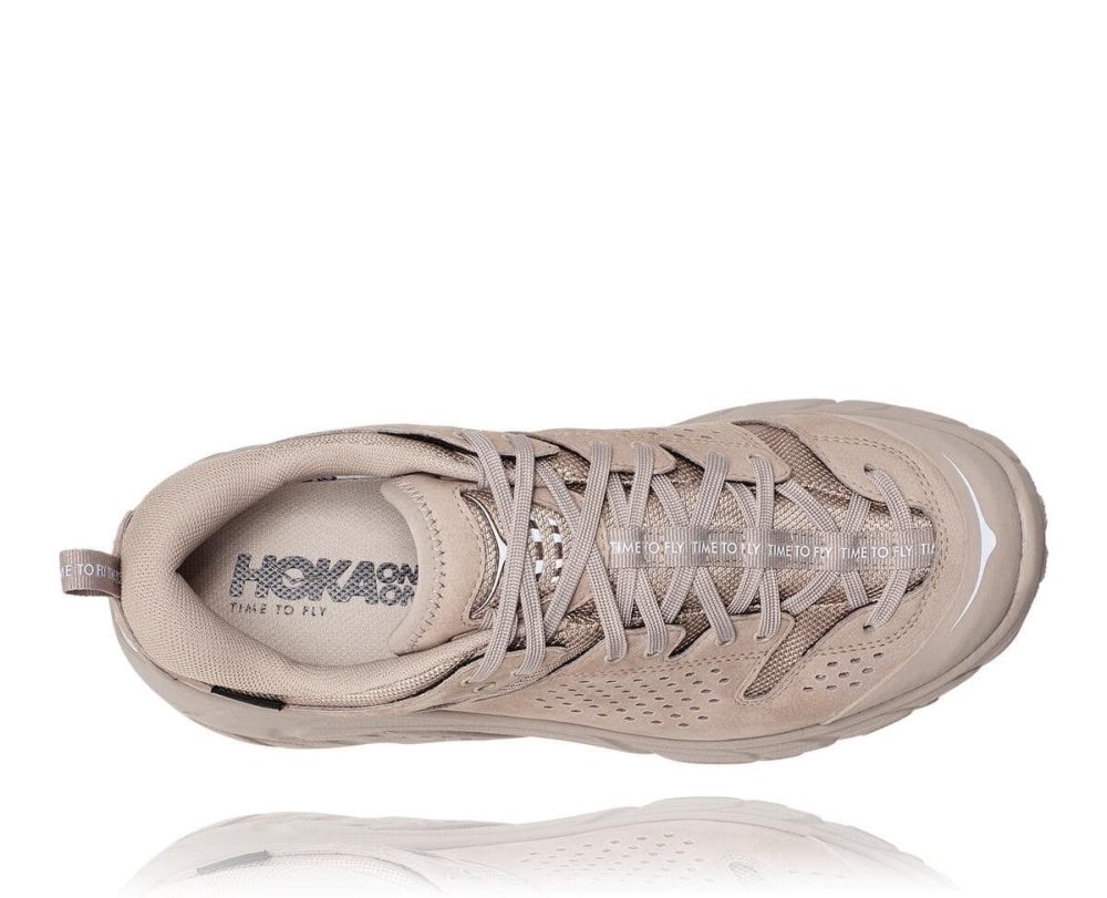 Chaussure de Randonnée Hoka Tor Ultra Low Wp Jp Homme Grise Marron | CLWB60932