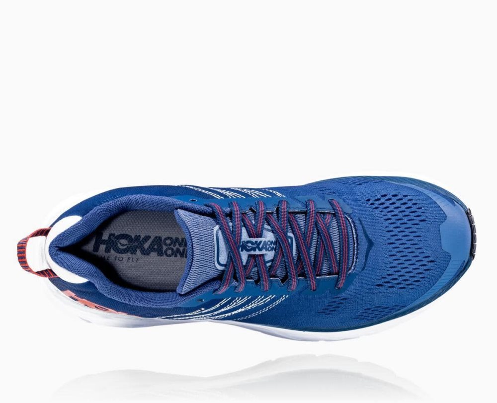 Chaussures De Récupération Hoka Clifton 6 Femme Bleu | EADS86172