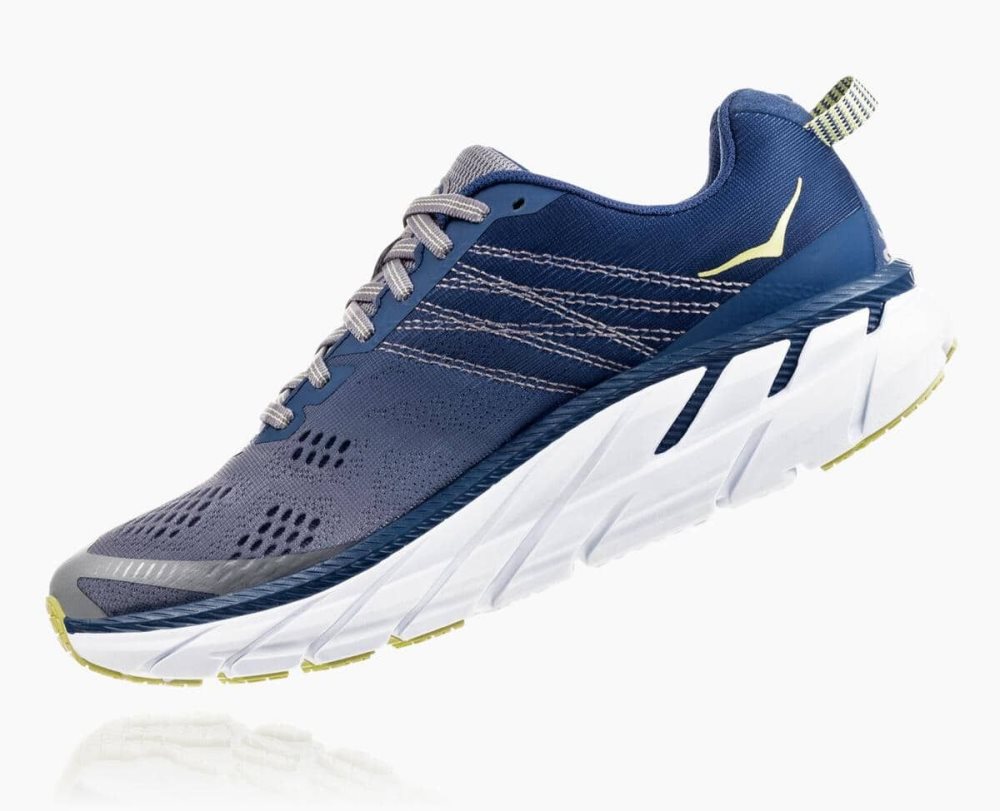 Chaussures De Récupération Hoka Clifton 6 Femme Bleu | MRYX06598