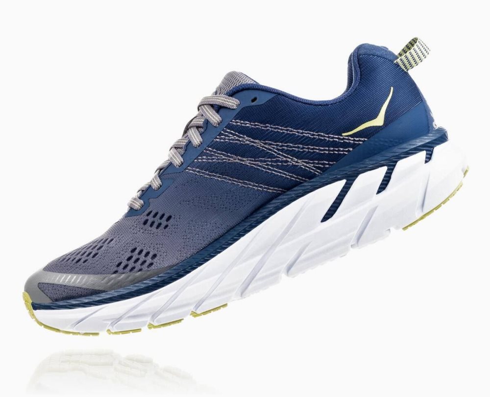 Chaussures De Récupération Hoka Clifton 6 Homme Bleu | BZIM27149