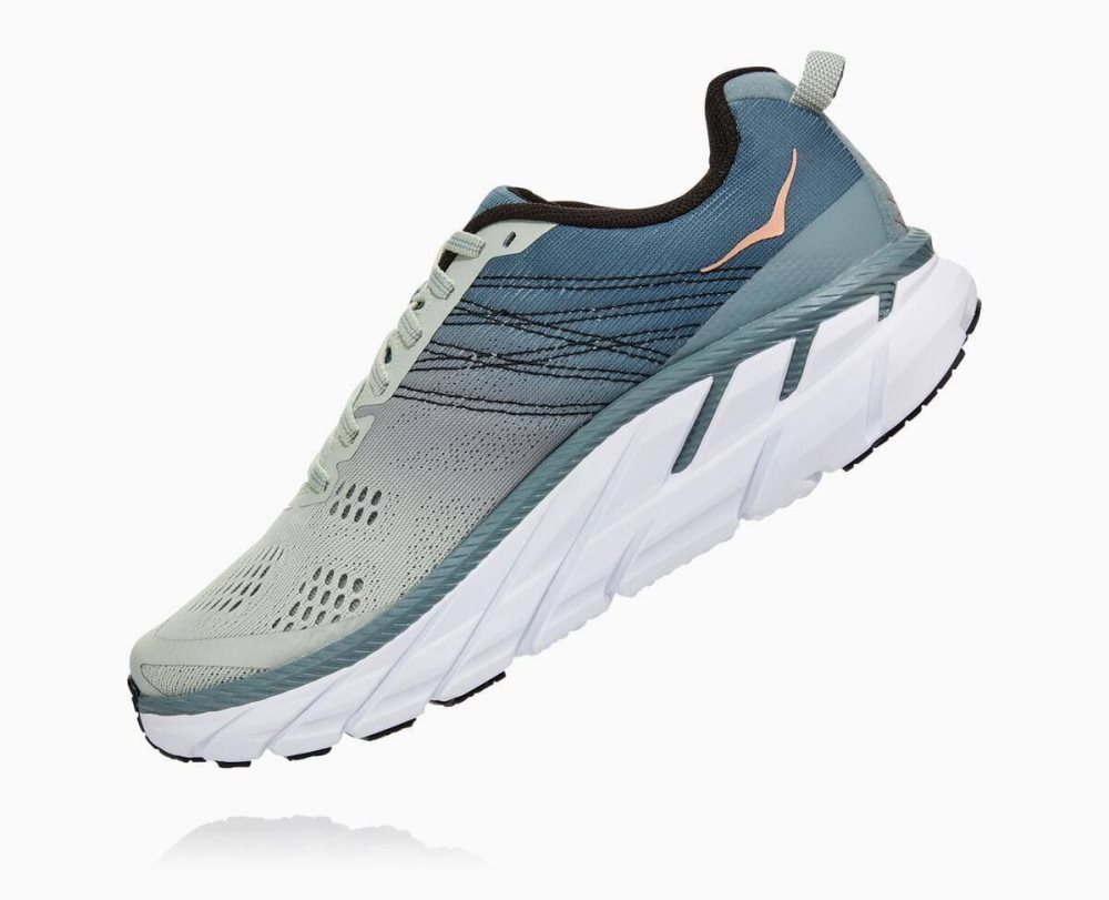 Chaussures De Récupération Hoka Clifton 6 Homme Lead/Sea Foam | SPCA05213