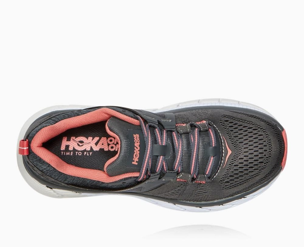 Chaussures De Récupération Hoka Gaviota 2 Femme Grise Foncé | PEFD59341