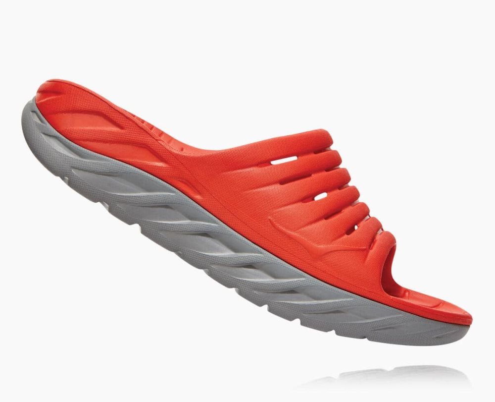 Chaussures De Récupération Hoka ORA Femme Rouge | EKLI94016