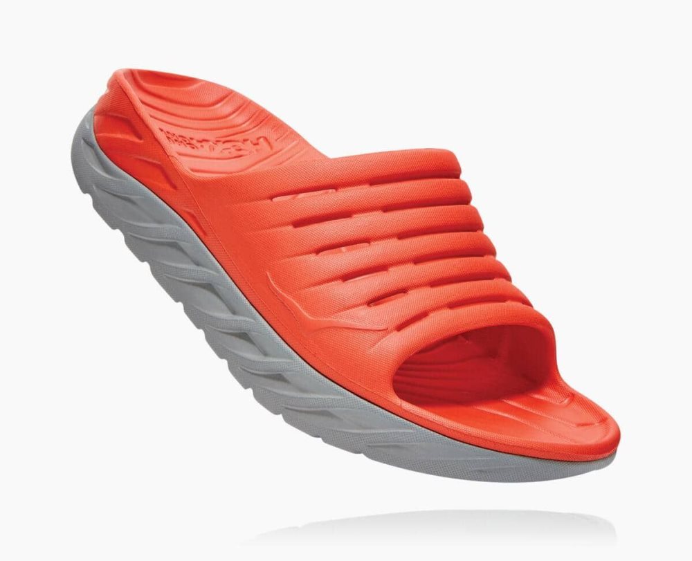 Chaussures De Récupération Hoka ORA Femme Rouge | EKLI94016