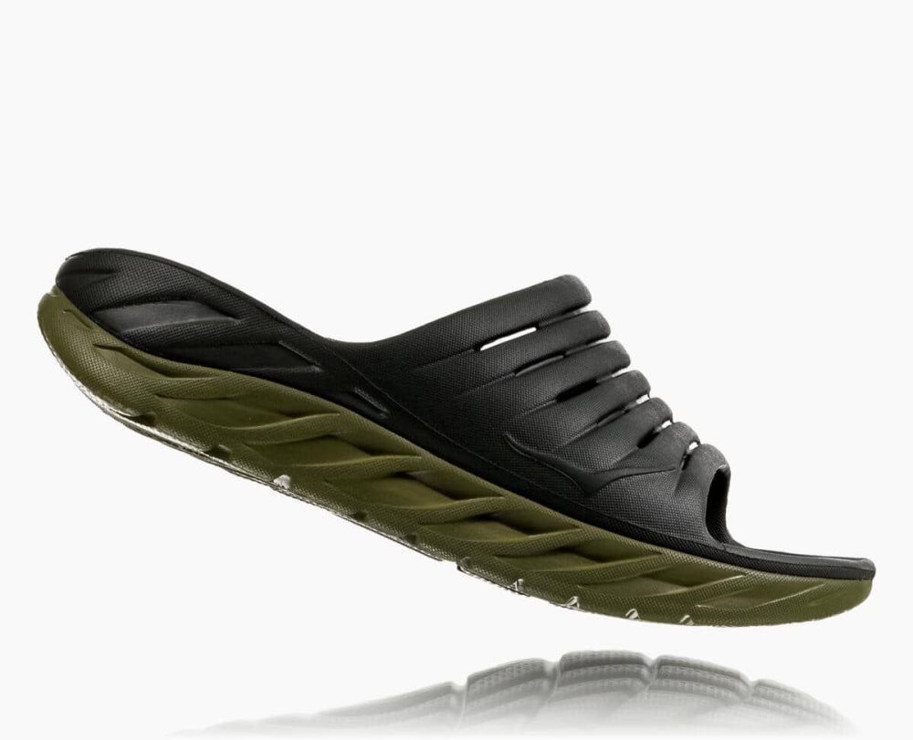 Chaussures De Récupération Hoka ORA Homme Forest Night/Mayfly | ADZI42870