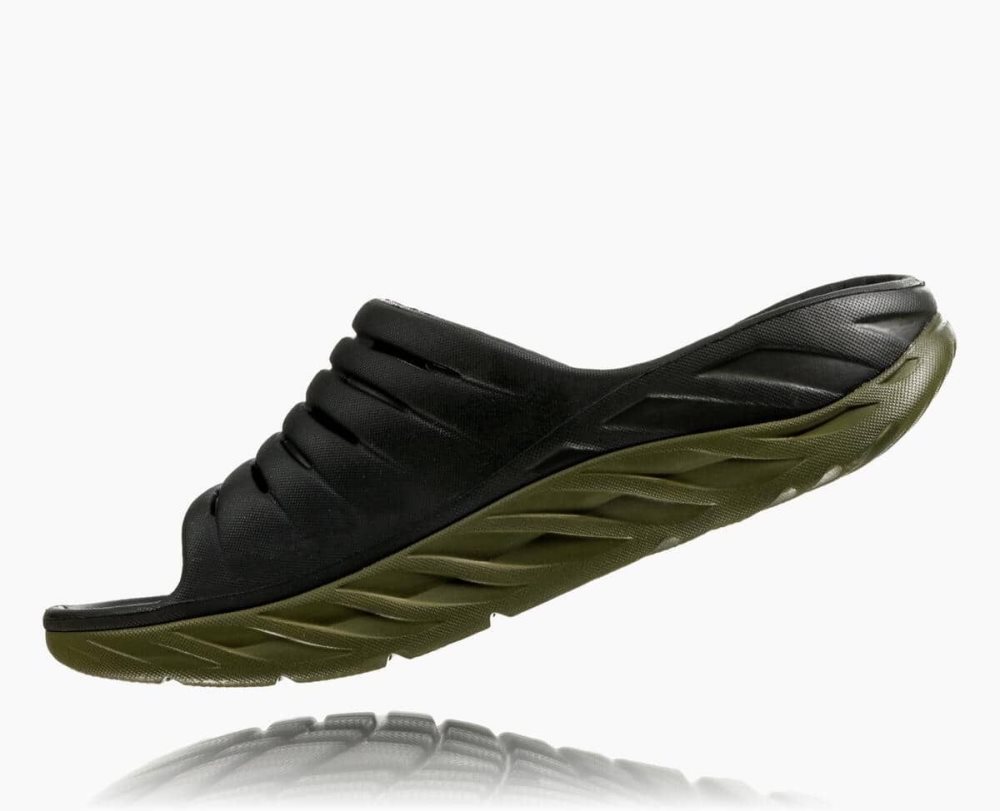 Chaussures De Récupération Hoka ORA Homme Forest Night/Mayfly | ADZI42870