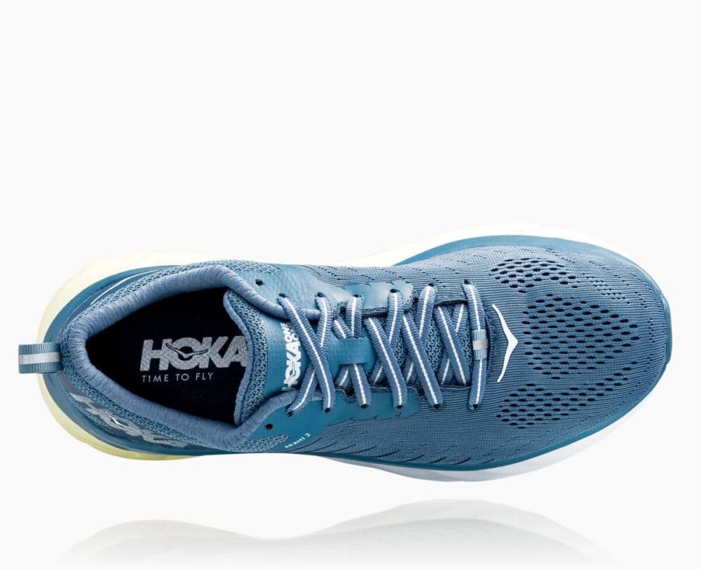 Chaussures Running Route Hoka Arahi 3 Wide Femme Bleu | RTFJ51873