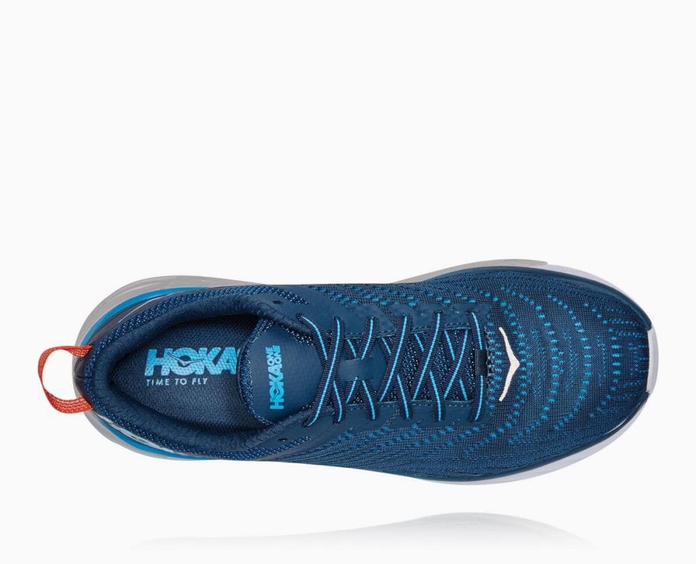 Chaussures Running Route Hoka Arahi 4 Wide Homme Bleu Bleu | DFCM76382