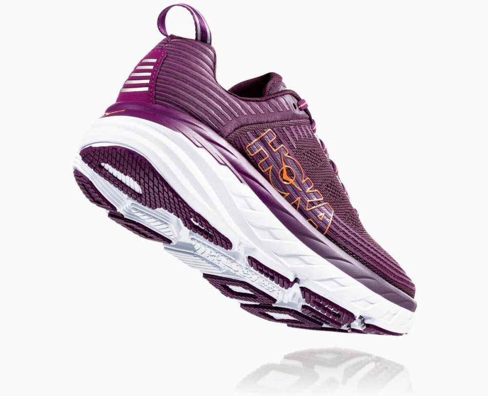 Chaussures Running Route Hoka Bondi 6 Femme Violette | ZQYA29543