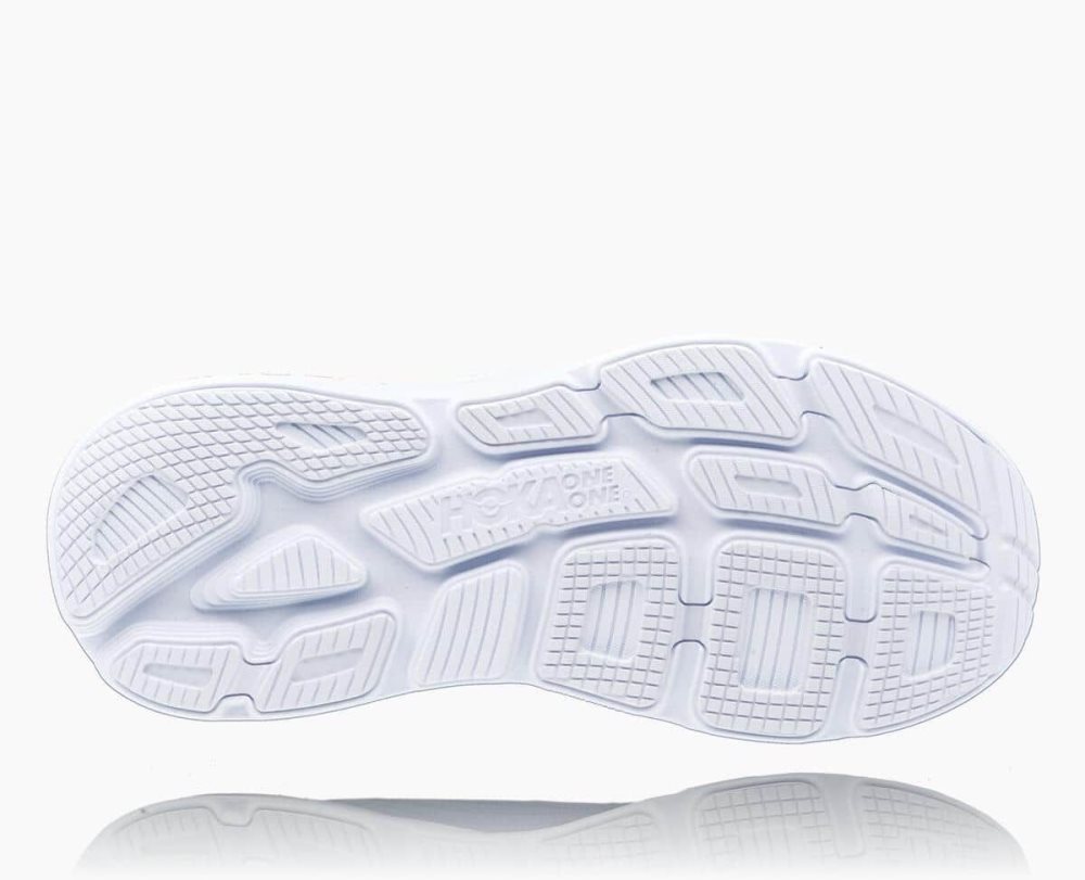 Chaussures Running Route Hoka Bondi 6 Homme Blanche Blanche | AKQS47310