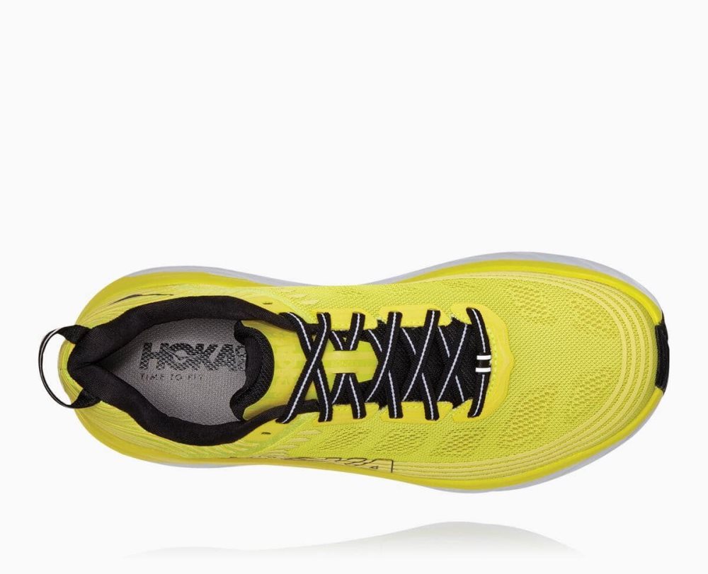 Chaussures Running Route Hoka Bondi 6 Homme Orange Grise Foncé | IOKL24570