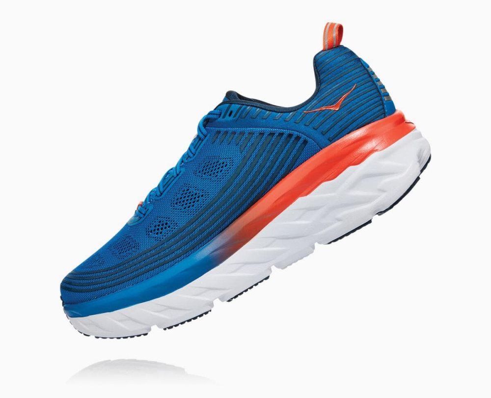 Chaussures Running Route Hoka Bondi 6 Wide Homme Bleu Royal Bleu Bleu | VAPE20768