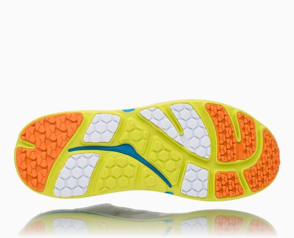 Chaussures Running Route Hoka Bondi B Homme Orange Blanche | FDJU56721