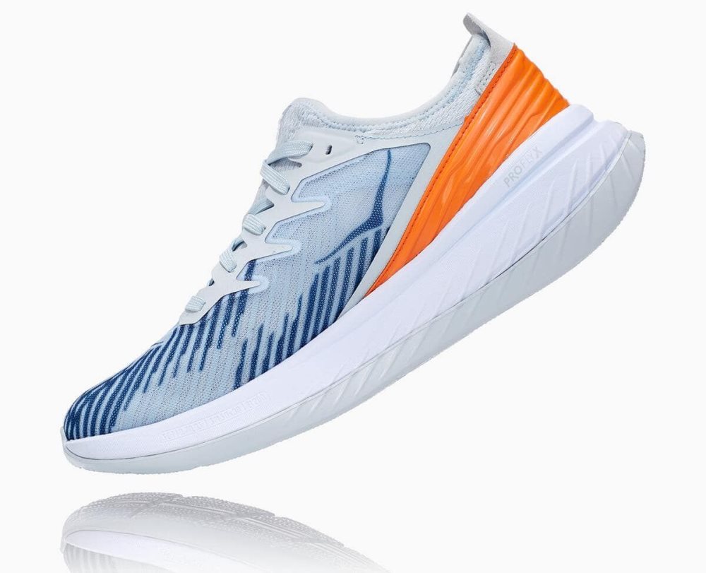 Chaussures Running Route Hoka Carbon X Femme Plein Air/Birds Of Paradise | HJQG40197