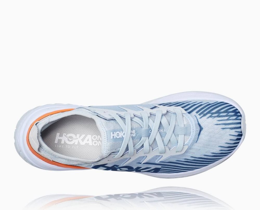 Chaussures Running Route Hoka Carbon X Femme Plein Air/Birds Of Paradise | HJQG40197