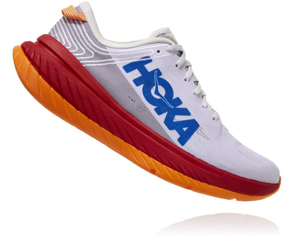 Chaussures Running Route Hoka Carbon X Femme Rouge | QGLN30426