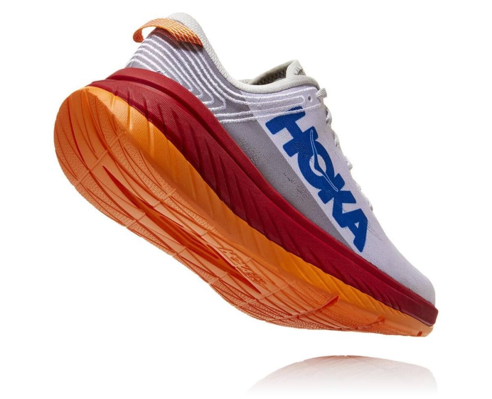 Chaussures Running Route Hoka Carbon X Femme Rouge | QGLN30426