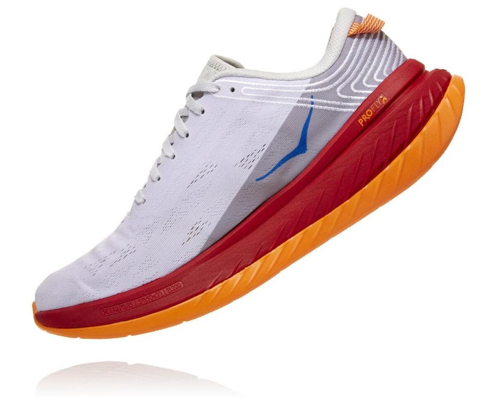 Chaussures Running Route Hoka Carbon X Femme Rouge | QGLN30426