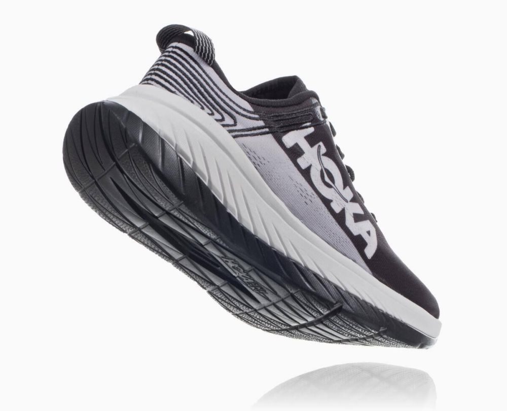 Chaussures Running Route Hoka Carbon X Femme Noir | SJVC74506