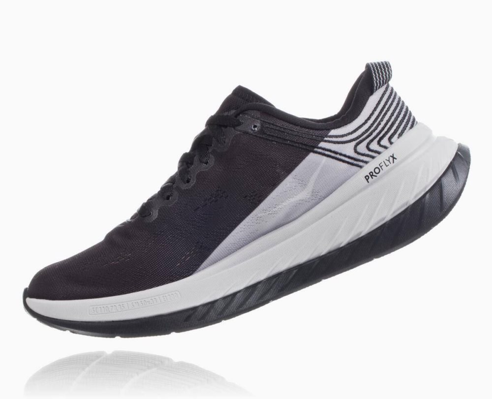 Chaussures Running Route Hoka Carbon X Femme Noir | SJVC74506