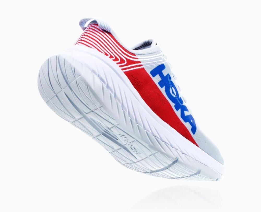 Chaussures Running Route Hoka Carbon X Femme Rouge | ZKLJ08753