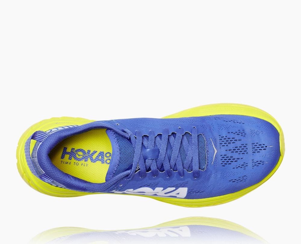 Chaussures Running Route Hoka Carbon X Homme Bleu | QEBF94825