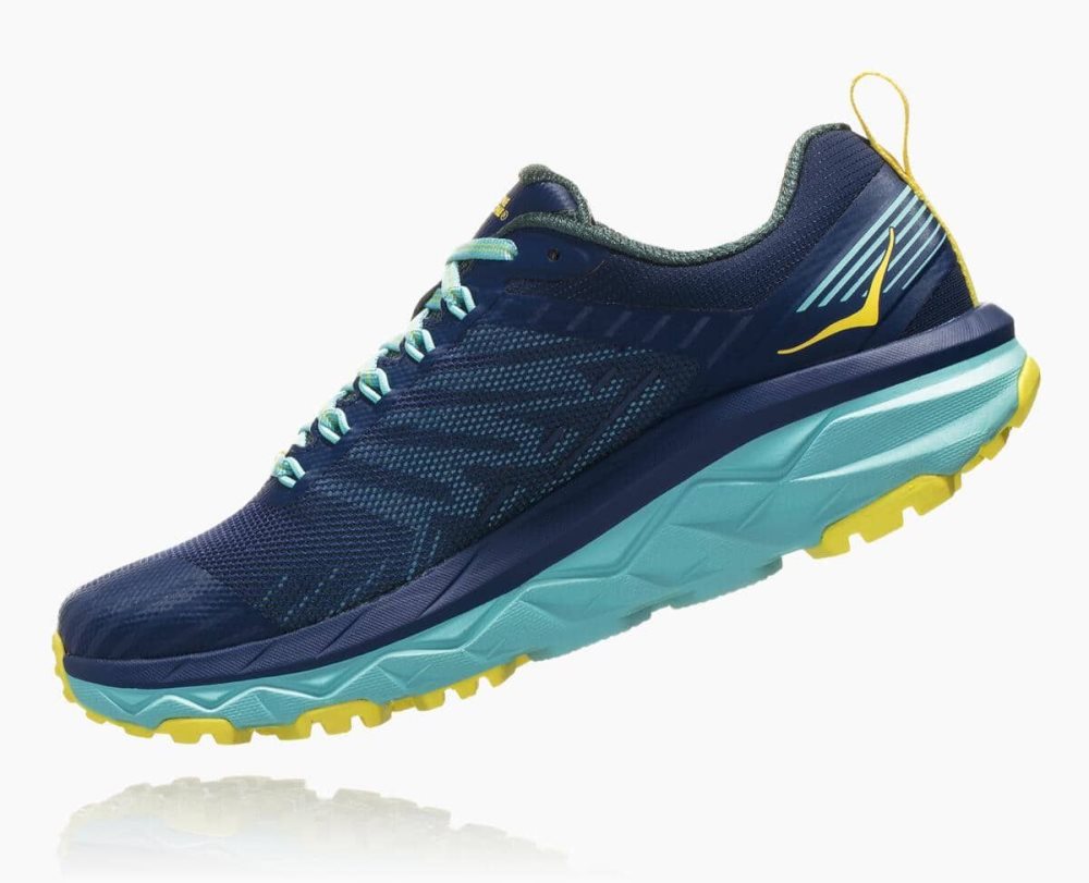 Chaussures Running Route Hoka Challenger ATR 5 Femme Bleu Vert | HCXJ80597