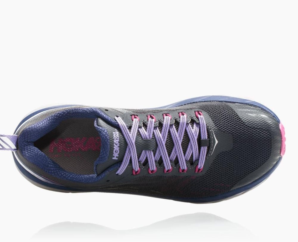 Chaussures Running Route Hoka Challenger ATR 5 Femme Ebony/Very Berry | SGFD30451