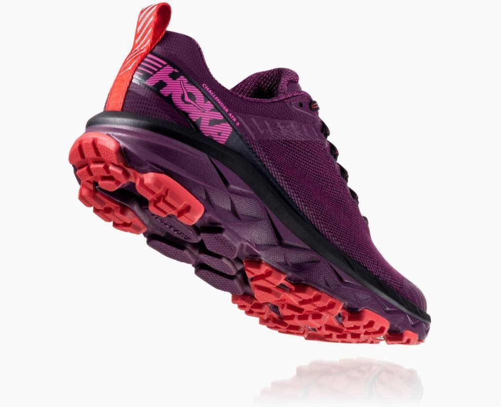 Chaussures Running Route Hoka Challenger ATR 5 Femme Violette Rouge | WXIM63508