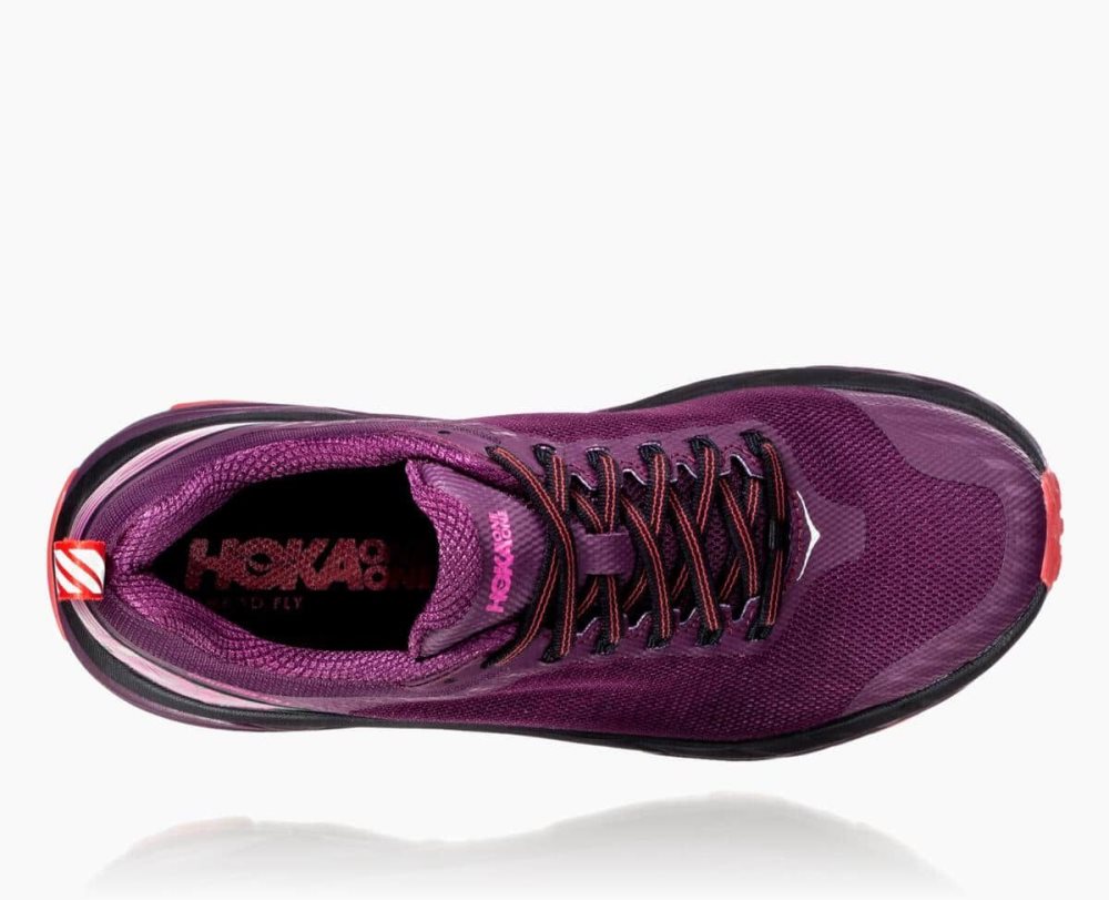 Chaussures Running Route Hoka Challenger ATR 5 Femme Violette Rouge | WXIM63508