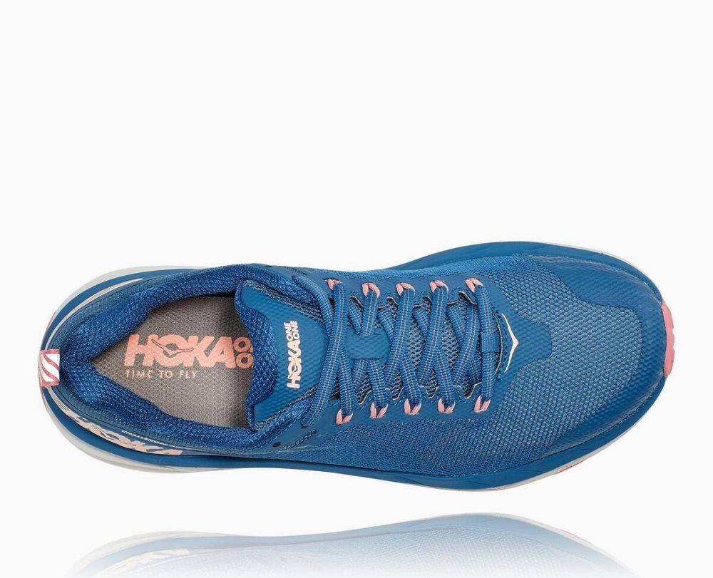 Chaussures Running Route Hoka Challenger ATR 5 Femme Bleu Foncé Marron | XEIQ01248