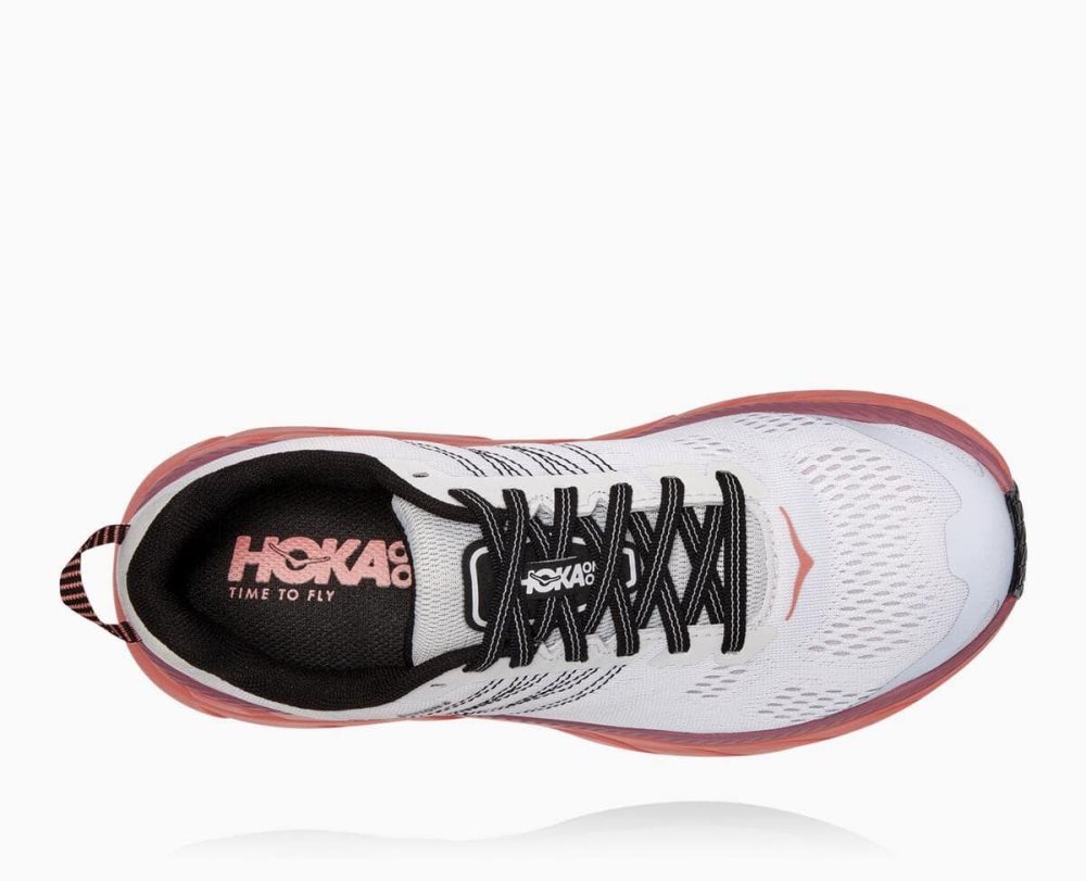 Chaussures Running Route Hoka Clifton 6 Wide Femme Nimbus Cloud/Lantana | XCPY79608