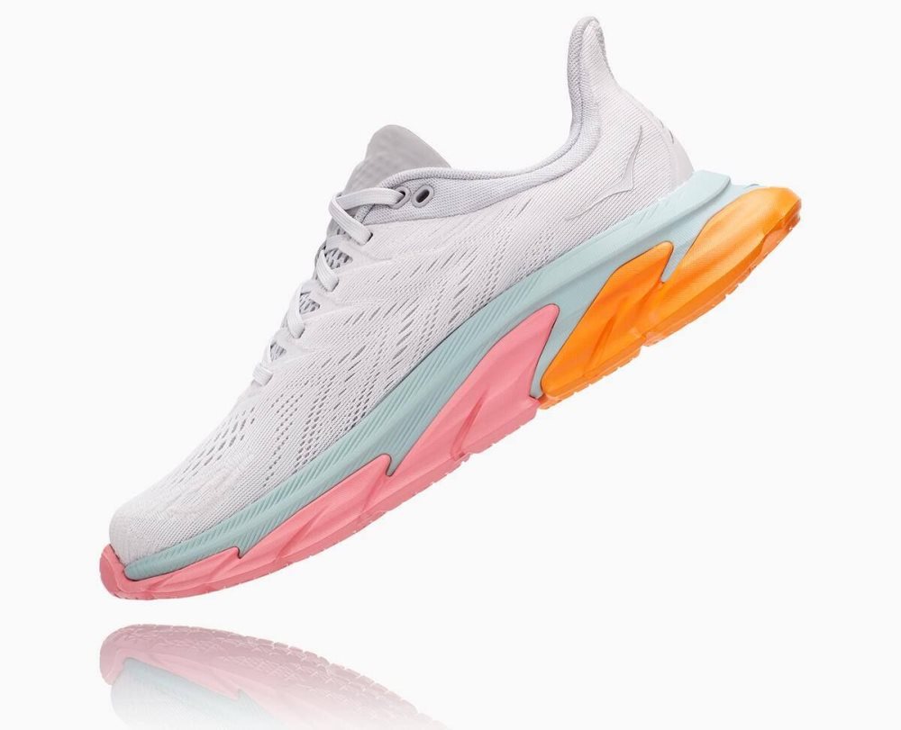 Chaussures Running Route Hoka Clifton Edge Femme Nimbus Cloud/Lunar Rock | JWEL28345