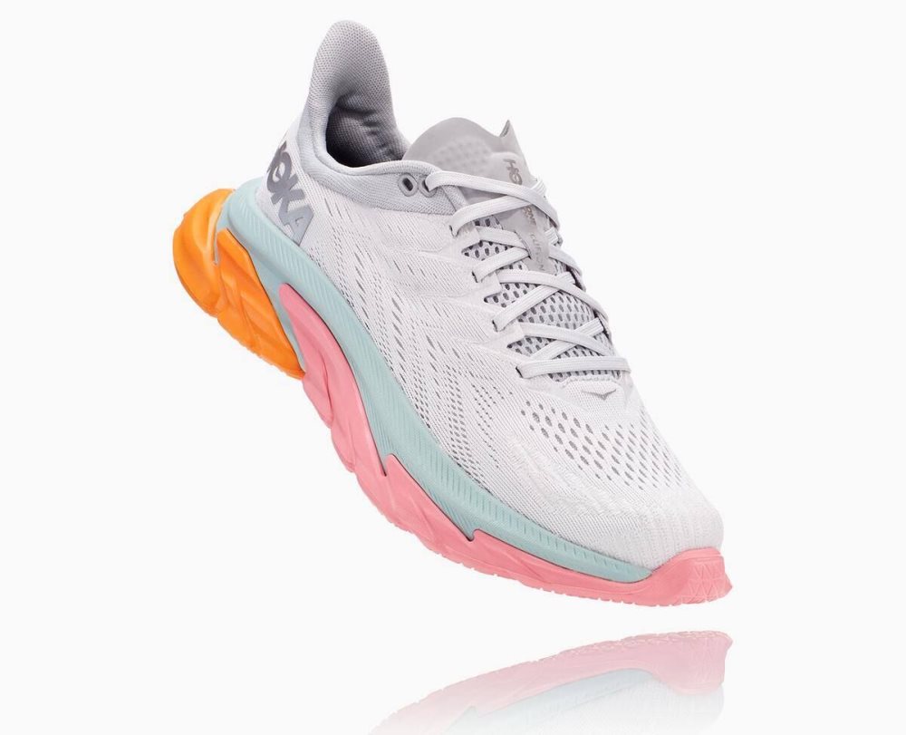 Chaussures Running Route Hoka Clifton Edge Femme Nimbus Cloud/Lunar Rock | JWEL28345