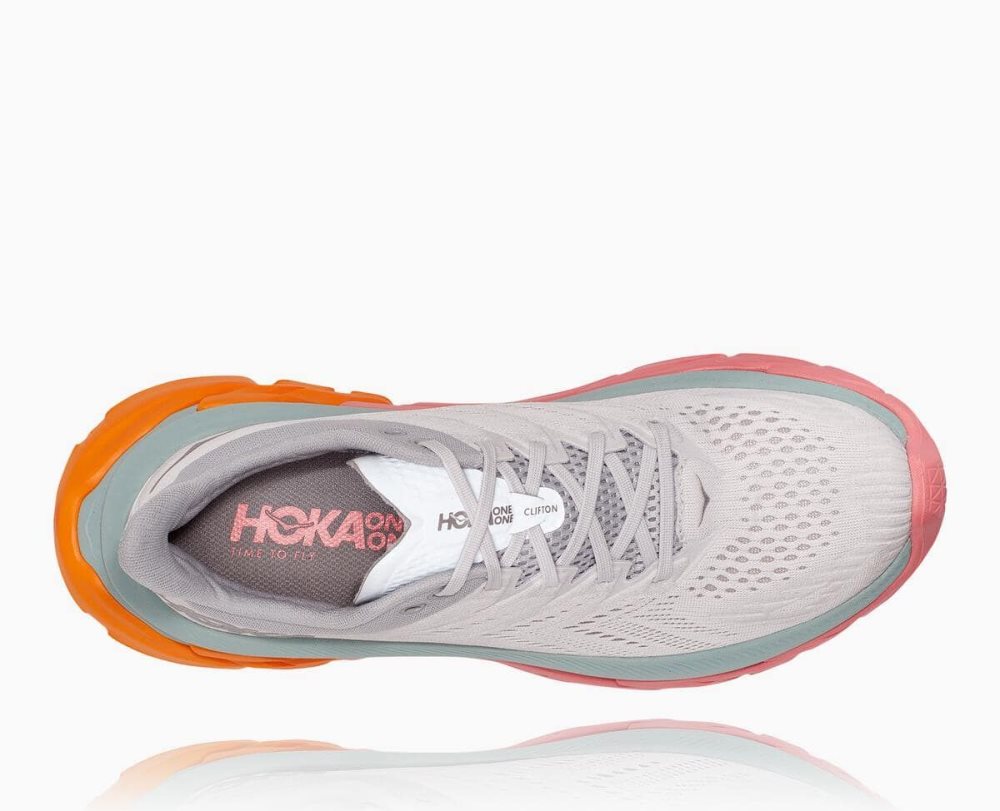 Chaussures Running Route Hoka Clifton Edge Homme Nimbus Cloud/Lunar Rock | OYSR14576