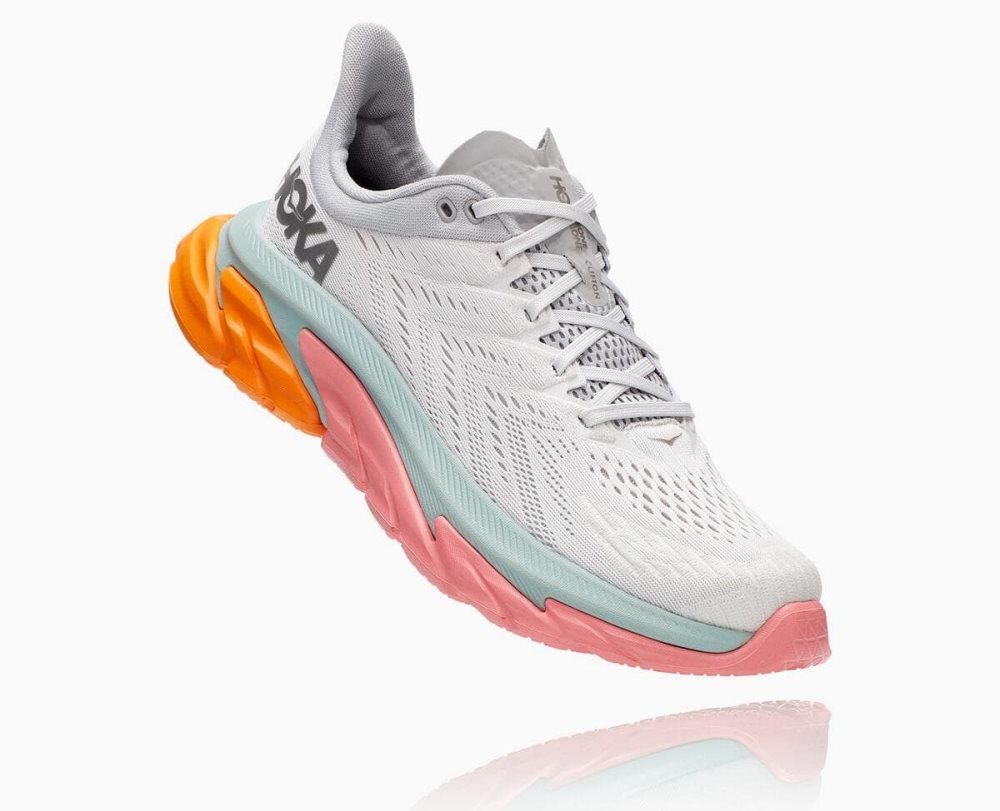 Chaussures Running Route Hoka Clifton Edge Homme Nimbus Cloud/Lunar Rock | OYSR14576