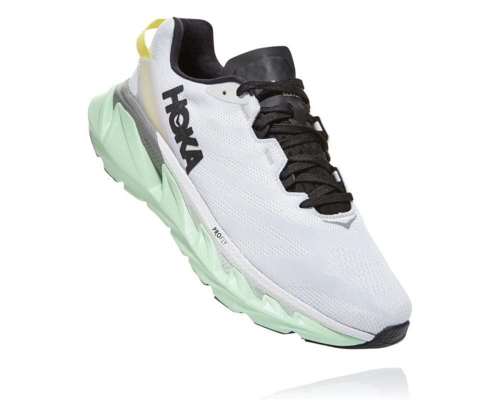 Chaussures Running Route Hoka Elevon 2 Homme Vert Grise | HMVD86740