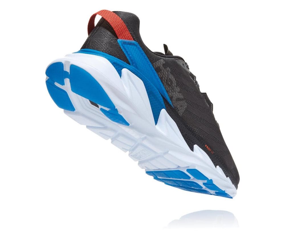 Chaussures Running Route Hoka Elevon 2 Homme Grise Foncé Bleu Royal Bleu | NZHO63742