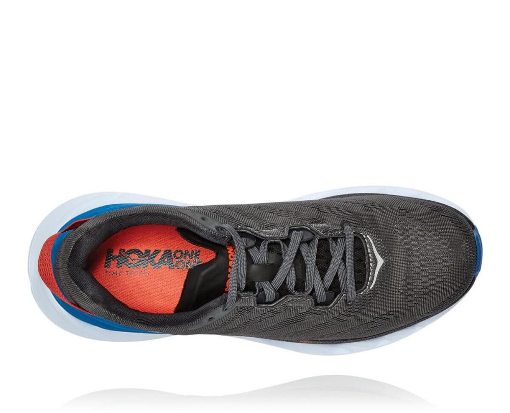 Chaussures Running Route Hoka Elevon 2 Homme Grise Foncé Bleu Royal Bleu | NZHO63742