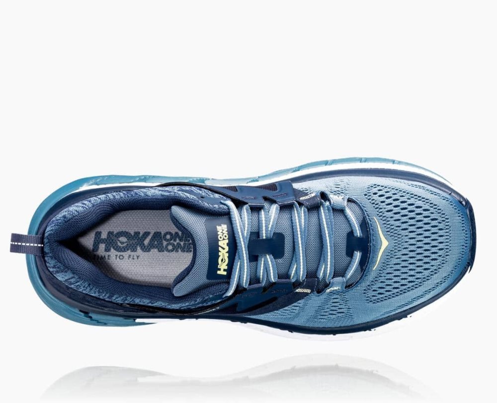 Chaussures Running Route Hoka Gaviota 2 Homme Bleu | GNCR35608