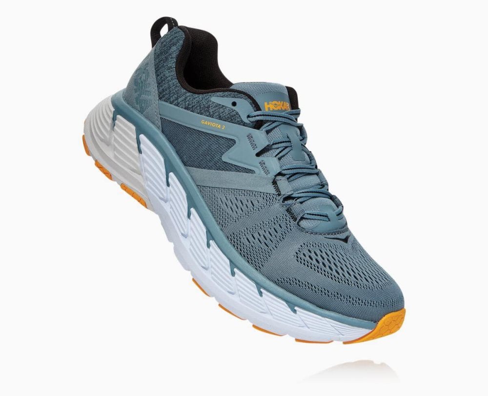 Chaussures Running Route Hoka Gaviota 2 Homme Grise Foncé | HKGP51083