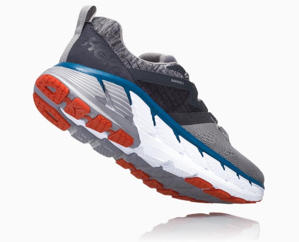 Chaussures Running Route Hoka Gaviota 2 Homme Grise | KIXO45708