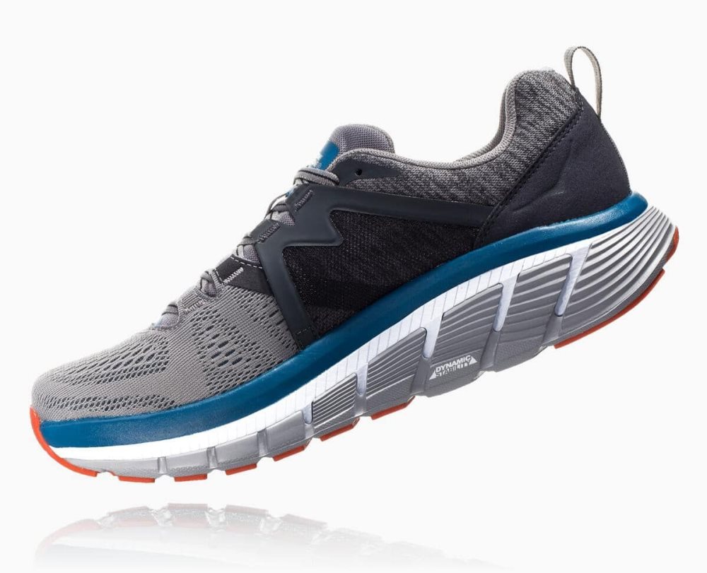 Chaussures Running Route Hoka Gaviota 2 Homme Grise | KIXO45708