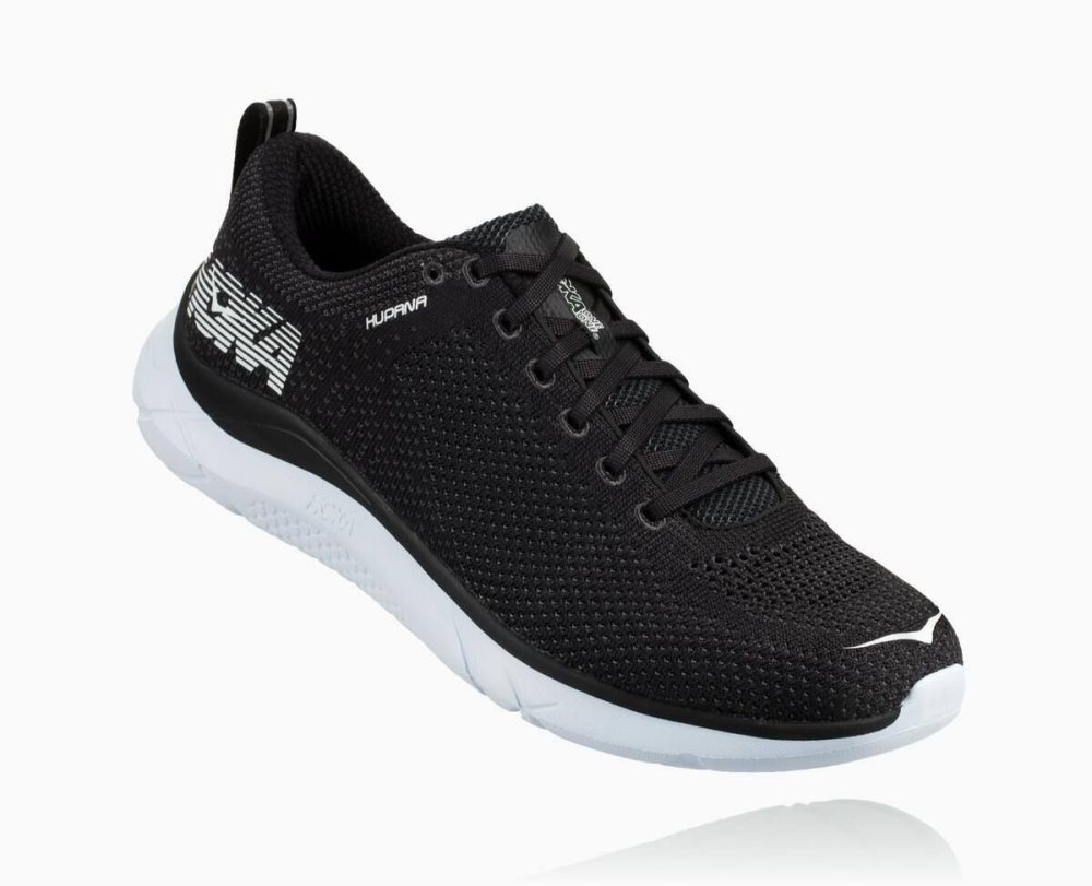 Chaussures Running Route Hoka Hupana 2 Femme Noir Blanche | WUXS49162