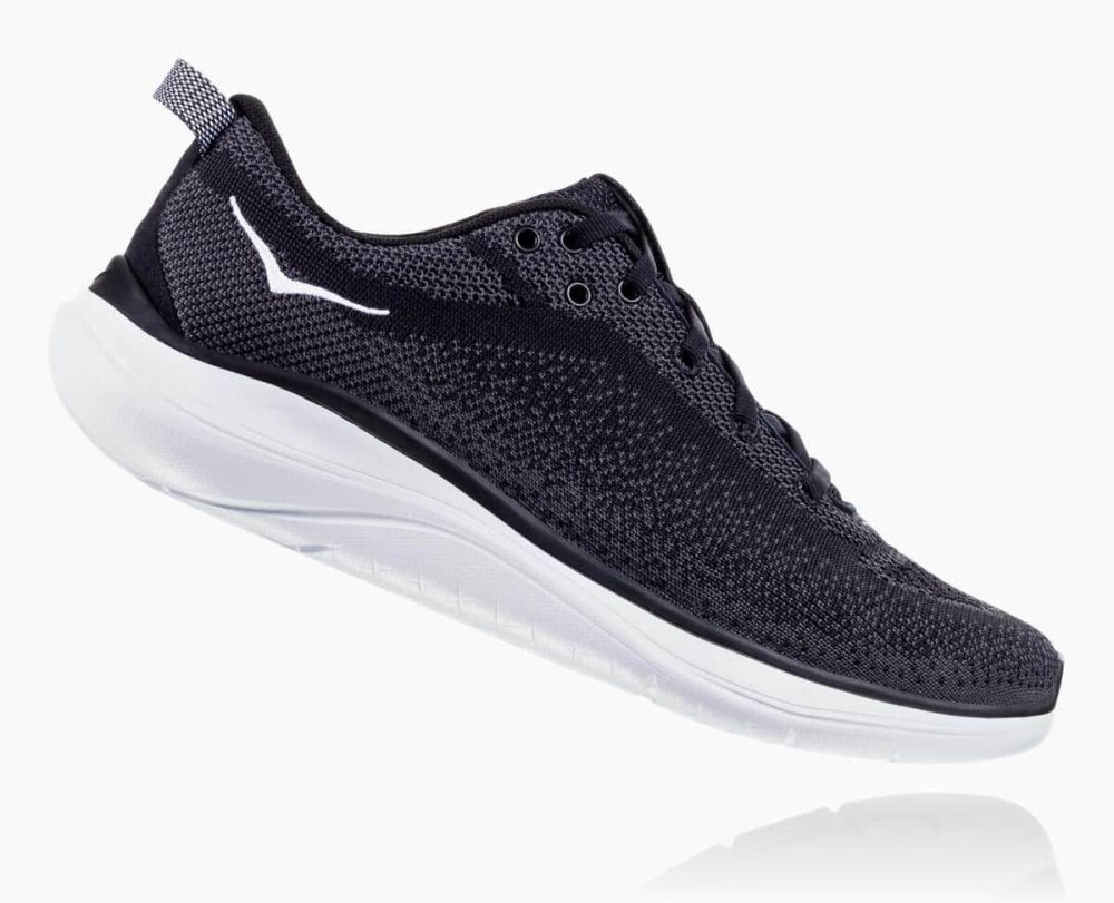 Chaussures Running Route Hoka Hupana Flow Homme Noir Grise Foncé | JPMA74381